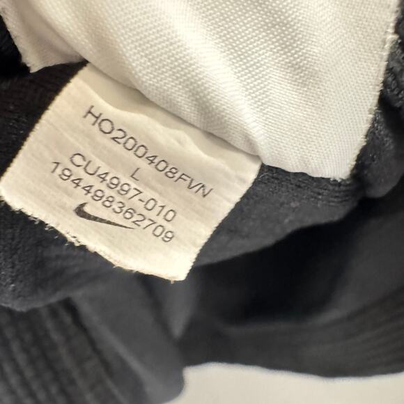 Nike Training Hoodie Mens Large Loose Fit Thermal Dri Fit Pullover Black - Picture 8 of 9